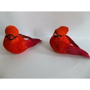 Cardinal Bird Christmas Ornaments Figures …